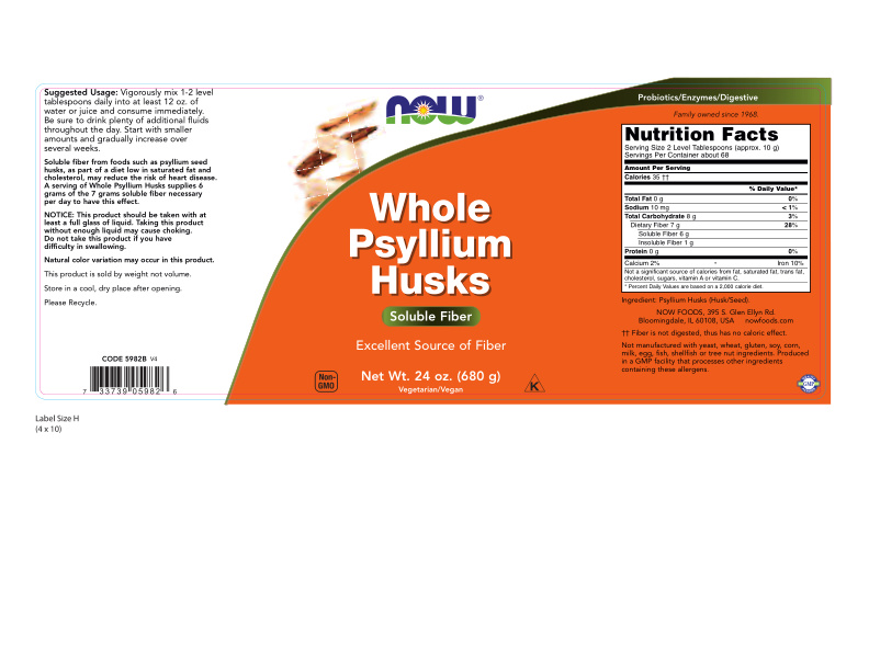 NOW Foods Psyllium Husks Whole (RH)